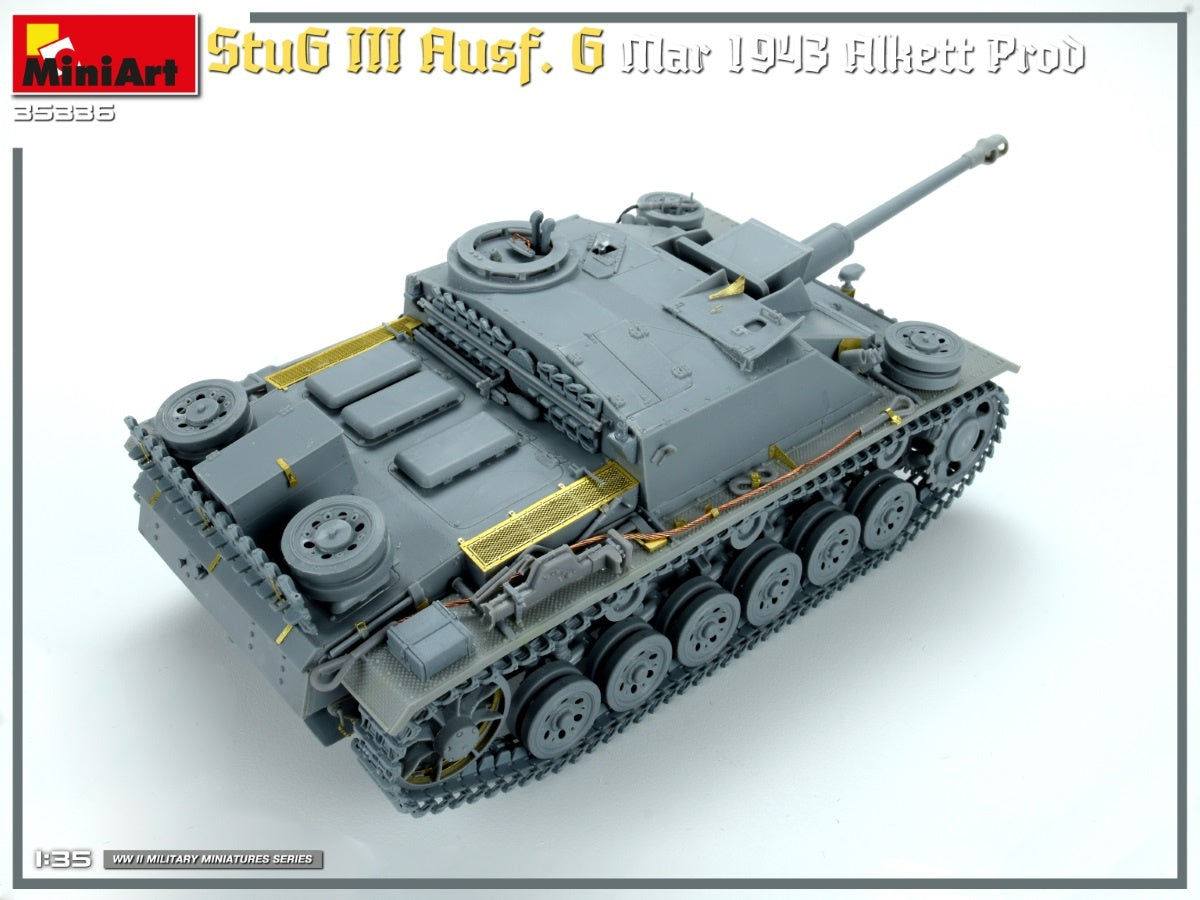 Miniart 1/35 StuG III Ausf. G Mar 1943 Alkett Prod | 4820183314598
