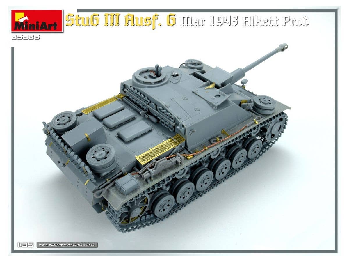 Miniart 1/35 StuG III Ausf. G Mar 1943 Alkett Prod | 4820183314598