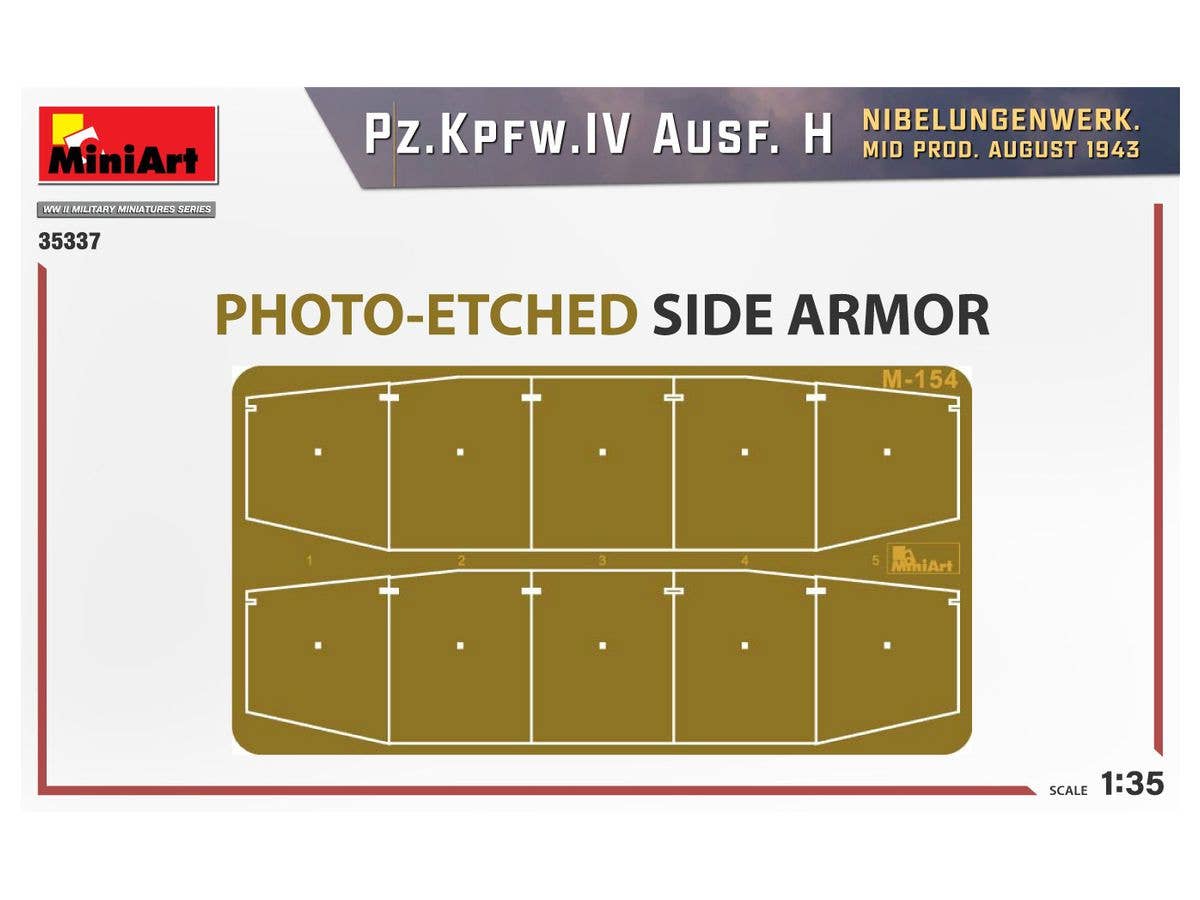 Miniart 1/35 Pz.Kpfw.IV Ausf. H Nibelungenwerk. Mid Prod. (August 1943) | 4820183314376