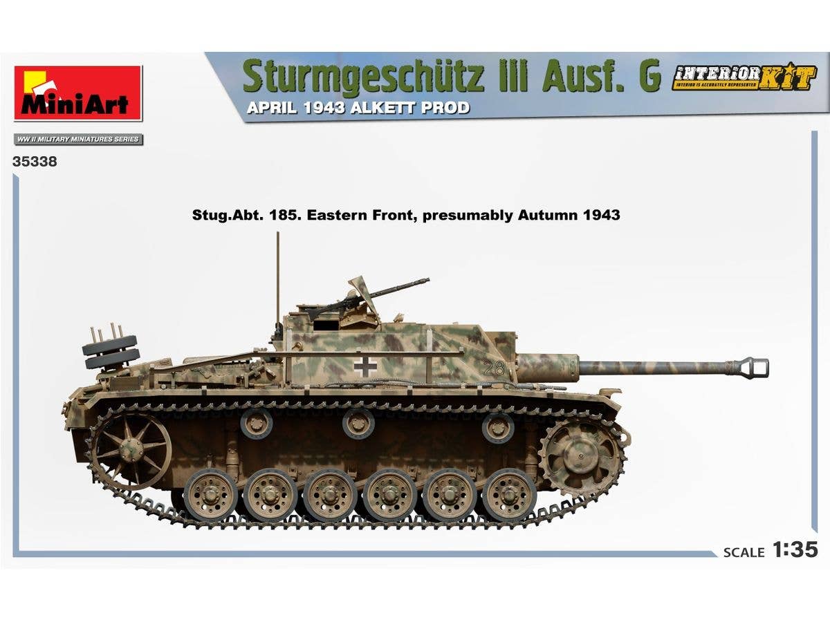 Miniart 1/35 Sturmgeschutz III Ausf. G April 1943 Alkett Prod. Interior Kit | 5905090346111