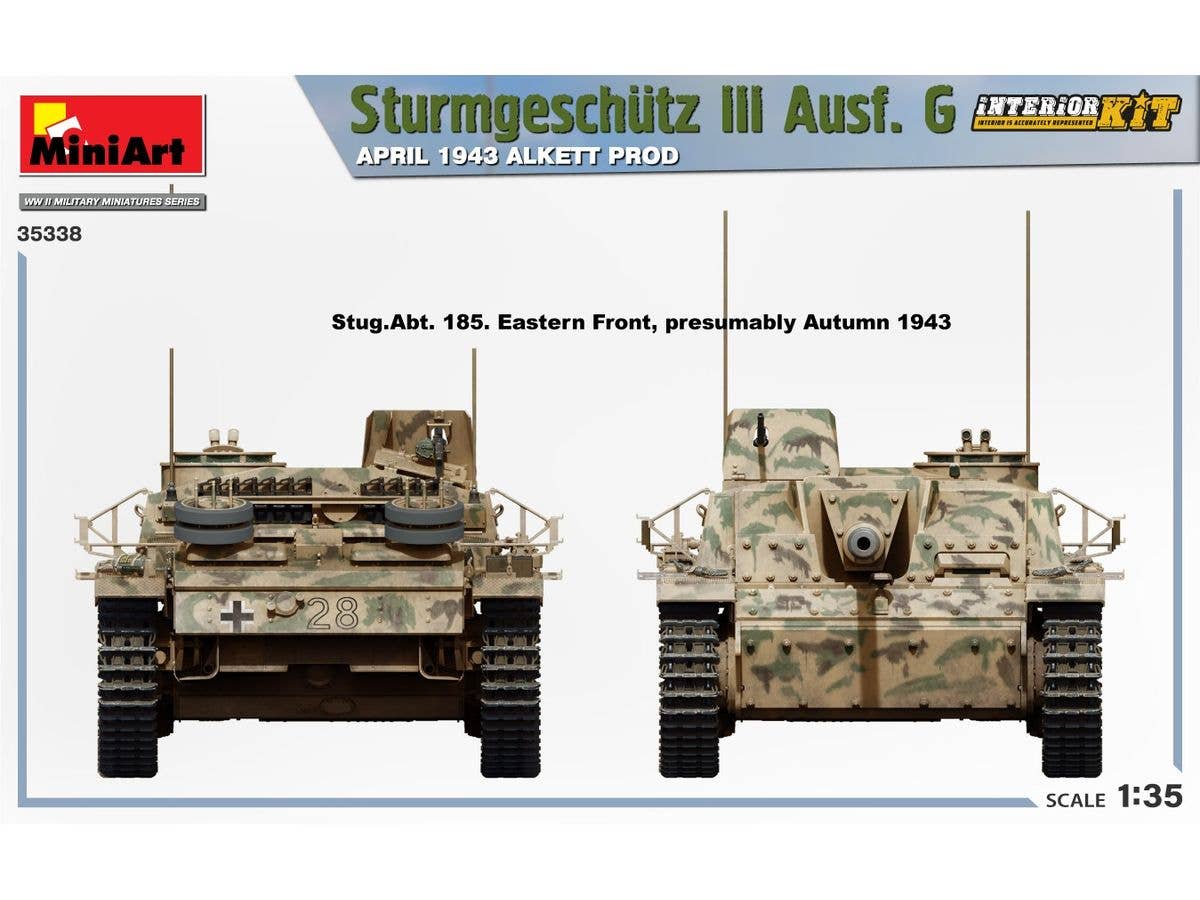Miniart 1/35 Sturmgeschutz III Ausf. G April 1943 Alkett Prod. Interior Kit | 5905090346111