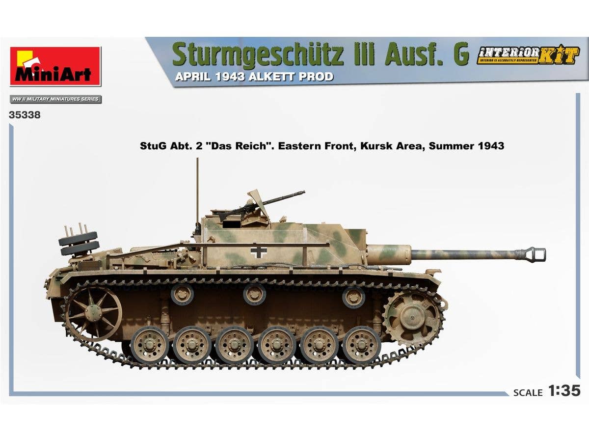 Miniart 1/35 Sturmgeschutz III Ausf. G April 1943 Alkett Prod. Interior Kit | 5905090346111