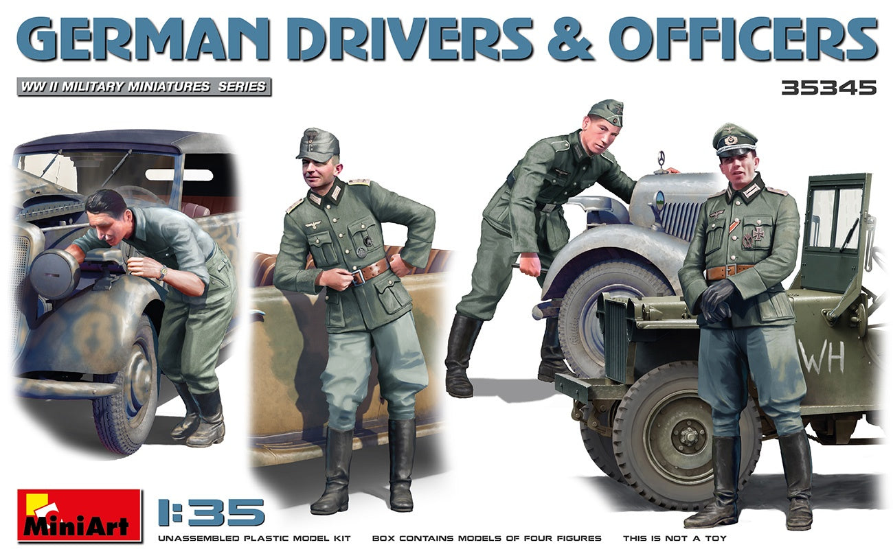 MiniArt 1/35 German Drivers & Officers | 4820183313638