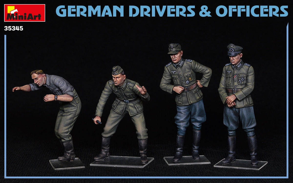 MiniArt 1/35 German Drivers & Officers | 4820183313638