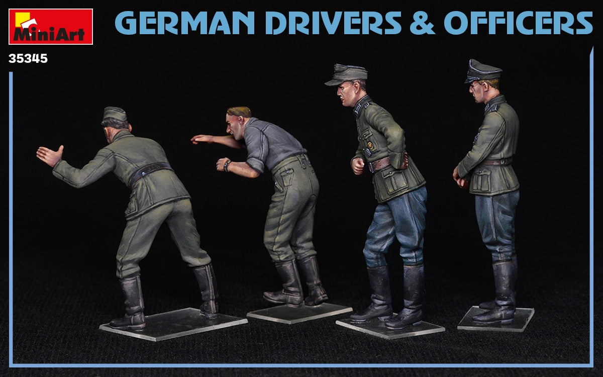 MiniArt 1/35 German Drivers & Officers | 4820183313638