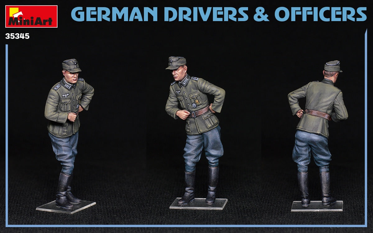 MiniArt 1/35 German Drivers & Officers | 4820183313638