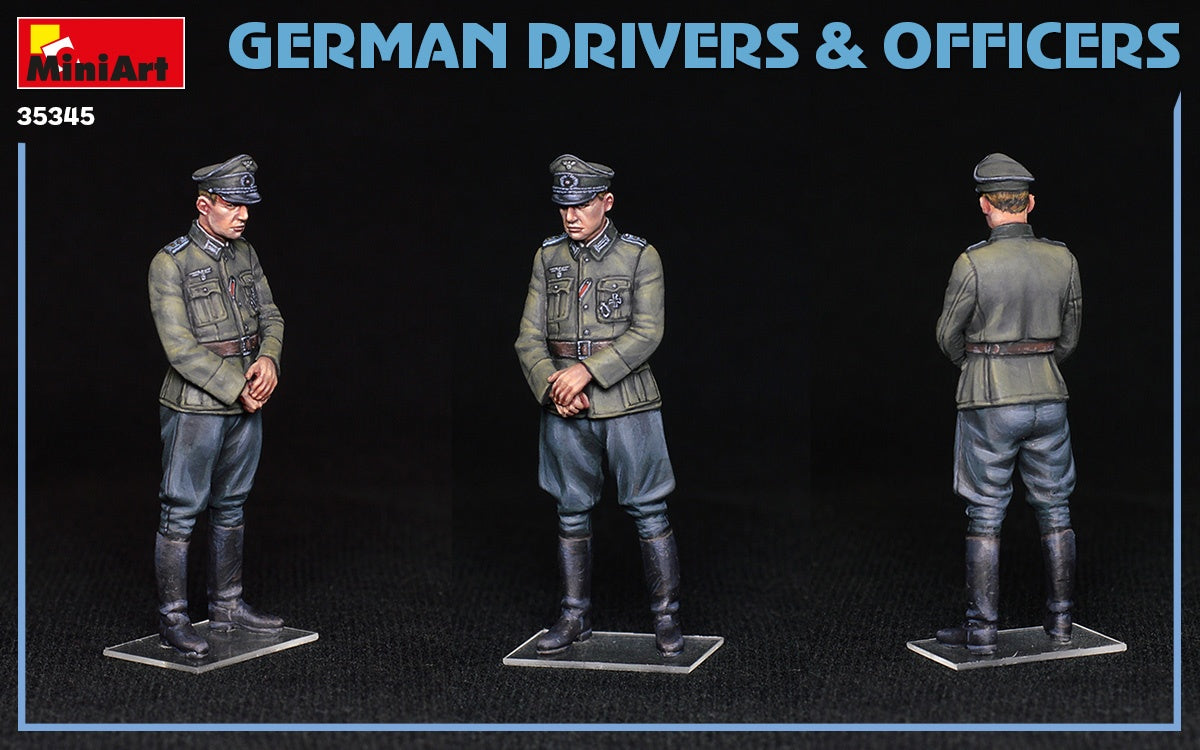 MiniArt 1/35 German Drivers & Officers | 4820183313638
