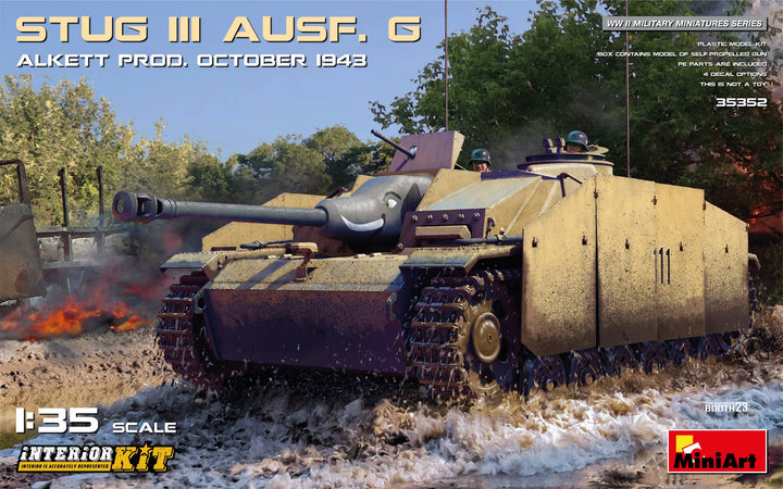 MiniArt 1/35 Stug III Ausf. G Alkett Prod. October 1943 Interior Kit | 5905937497358