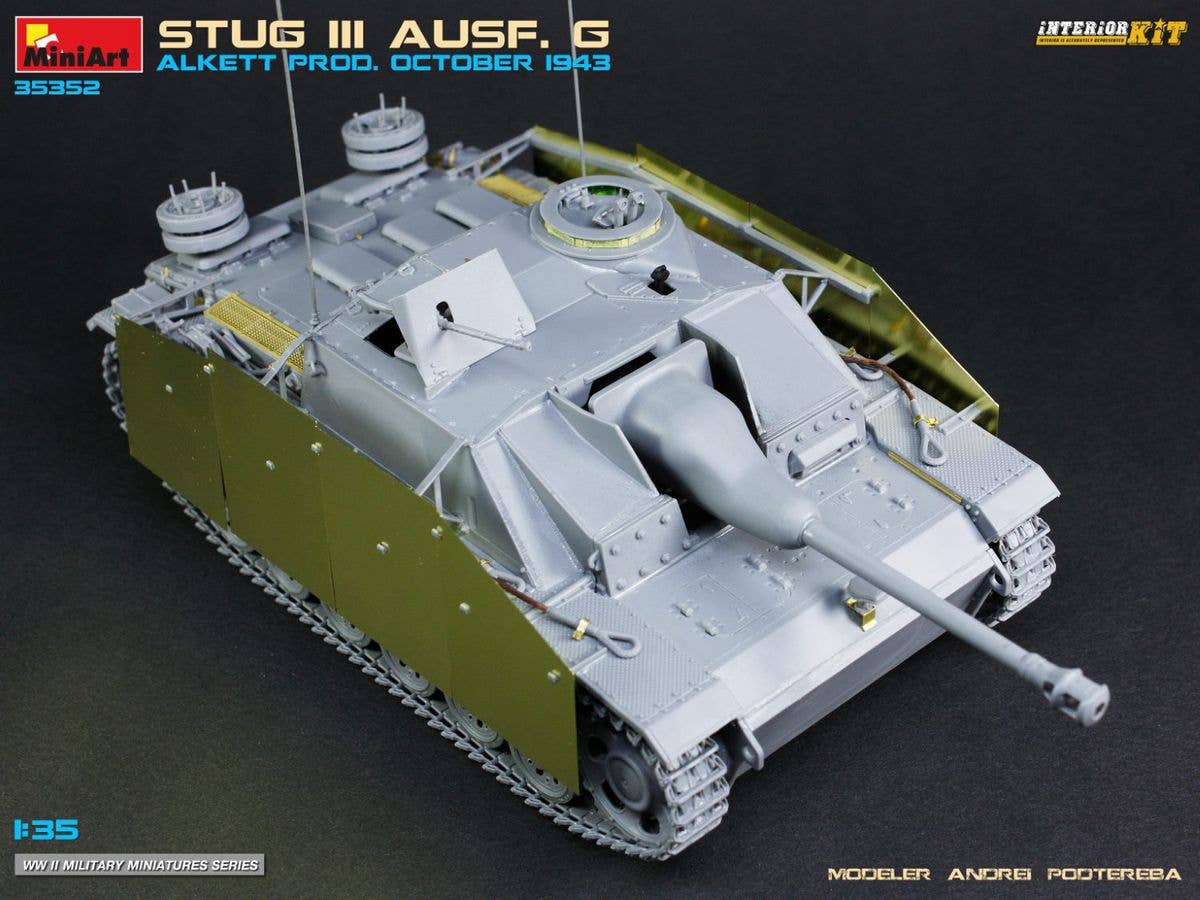 MiniArt 1/35 Stug III Ausf. G Alkett Prod. October 1943 Interior Kit | 5905937497358