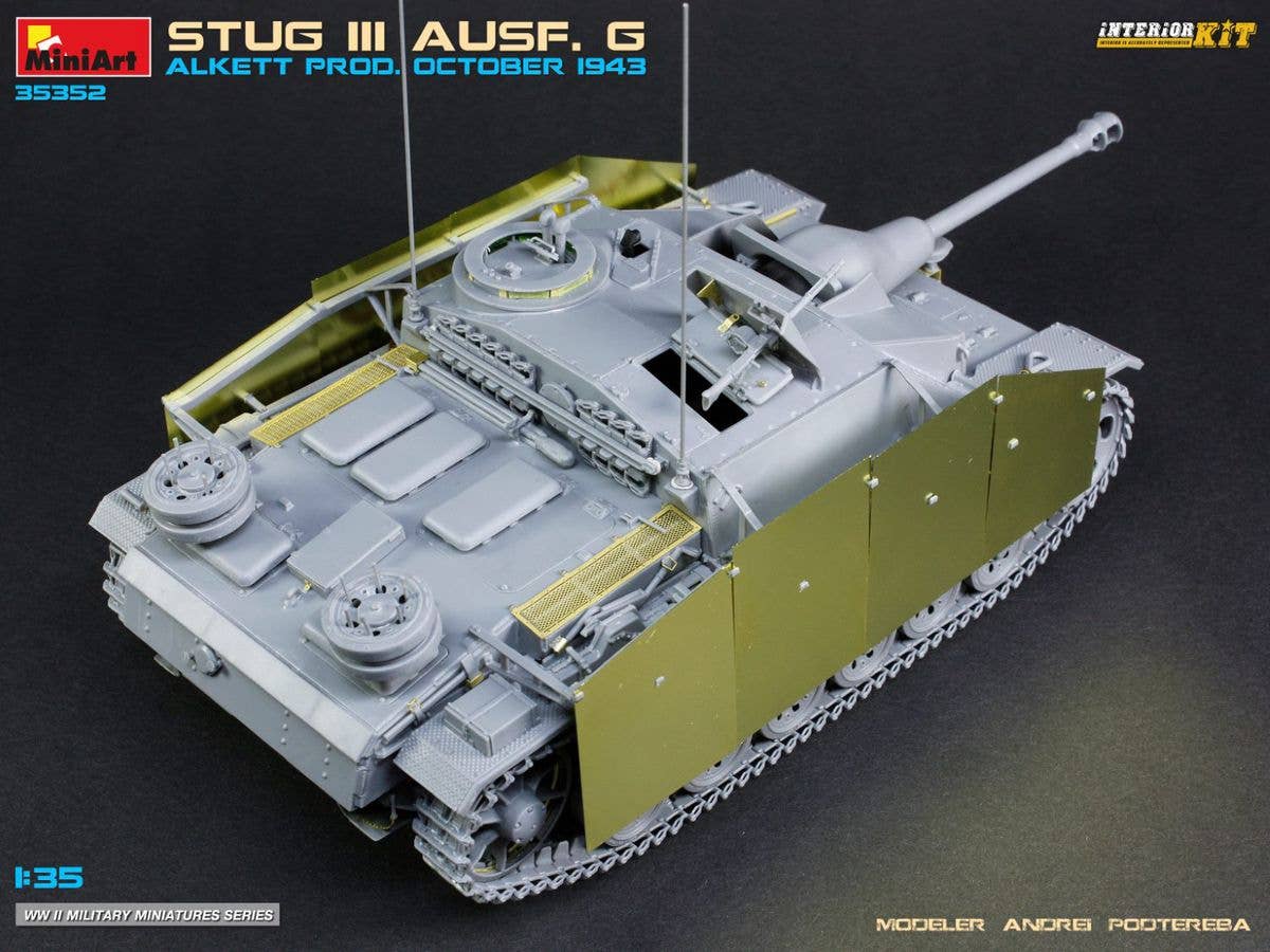 MiniArt 1/35 Stug III Ausf. G Alkett Prod. October 1943 Interior Kit | 5905937497358