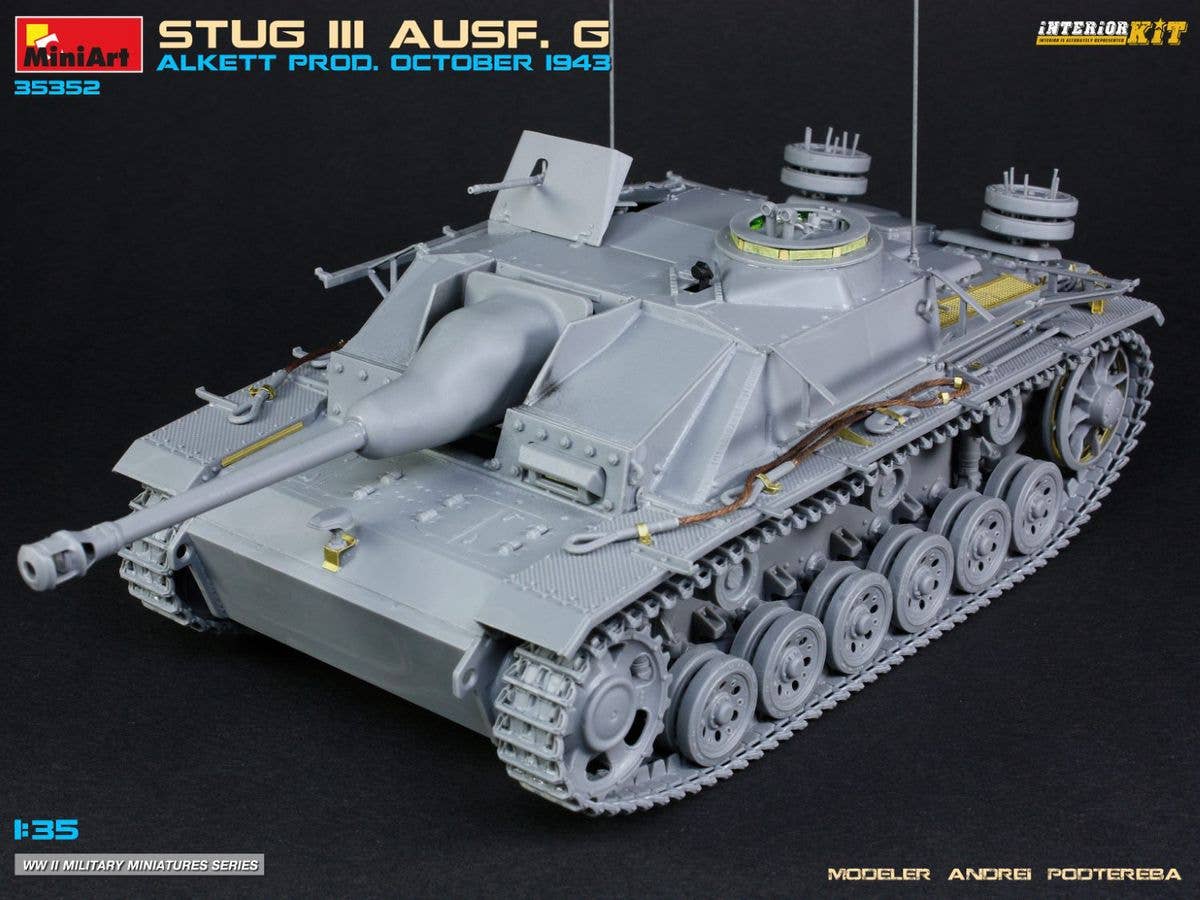MiniArt 1/35 Stug III Ausf. G Alkett Prod. October 1943 Interior Kit | 5905937497358