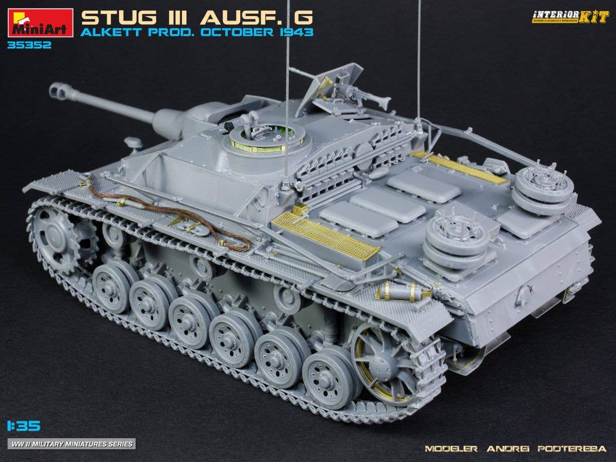 MiniArt 1/35 Stug III Ausf. G Alkett Prod. October 1943 Interior Kit | 5905937497358