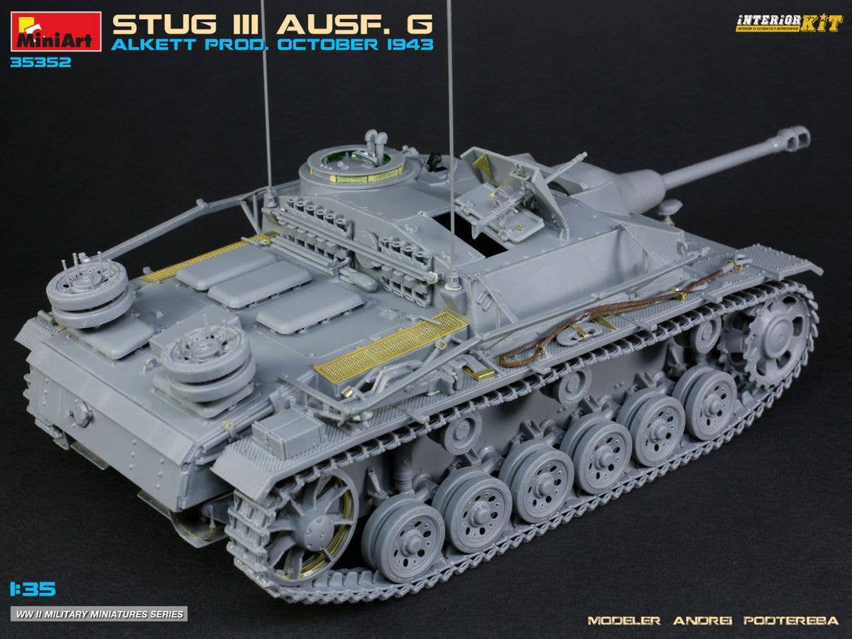 MiniArt 1/35 Stug III Ausf. G Alkett Prod. October 1943 Interior Kit | 5905937497358