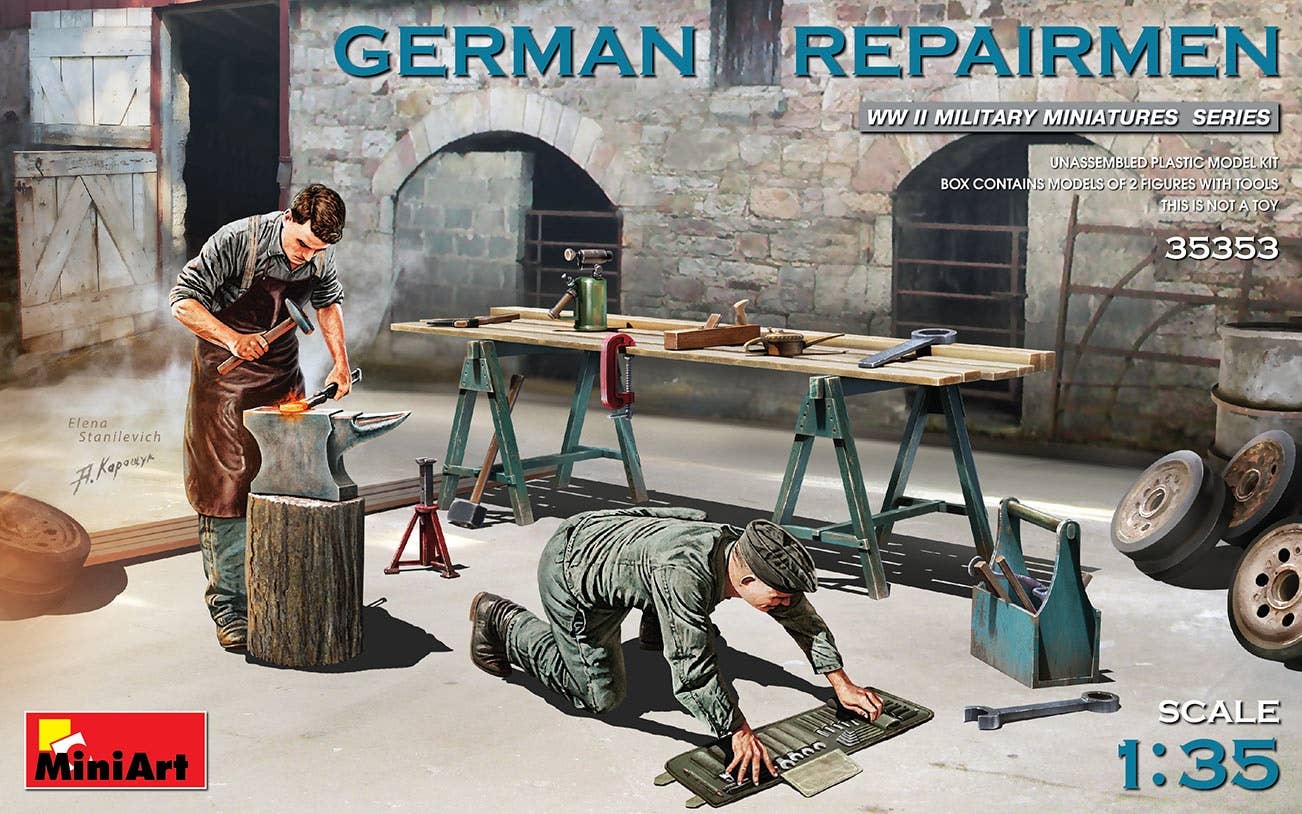 Miniart 1/35 German Repairmen | 4820183313843