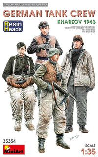 MiniArt 1/35 German Tank Crew.Kharkov 1943. Resin Heads | 4820183313560