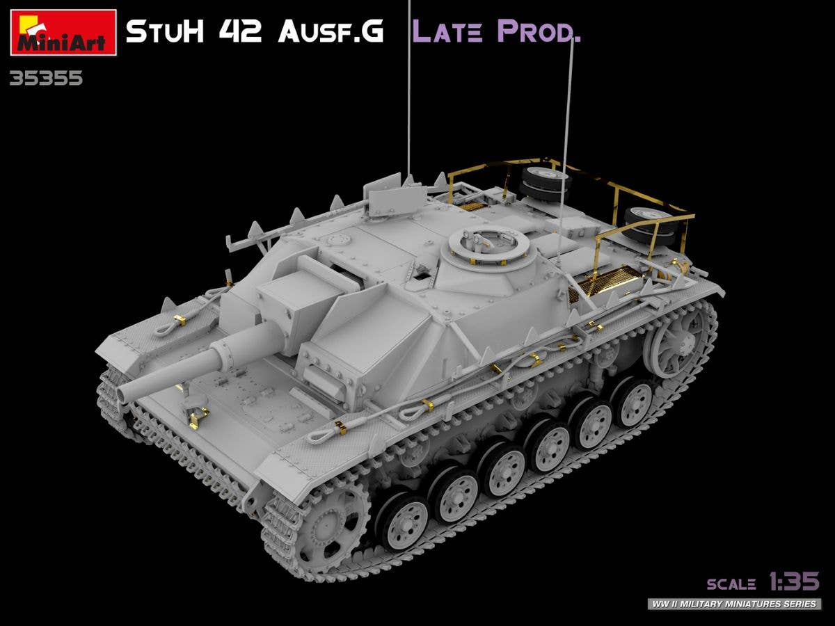 MiniArt 1/35 StuH 42 Ausf. G LATE PROD, Vehicle | 5905090346043