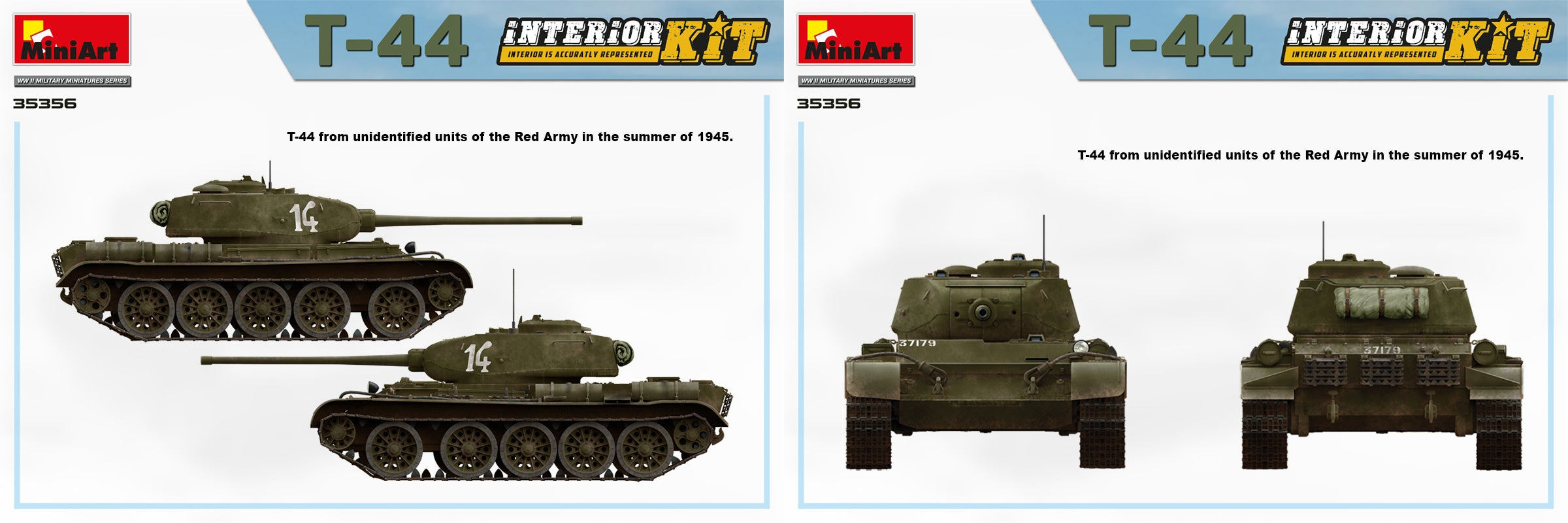 MiniArt 1/35 T-44 Interior Kit | 4820183313997