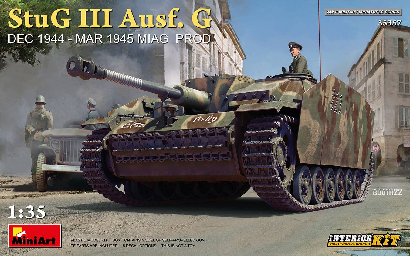 MiniArt 1/35 StuG III Ausf. G  Dec 1944 - Mar 1945 Miag  Prod. Interior Kit | 5905090346630