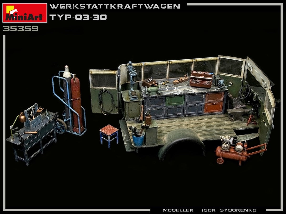 MiniArt 1/35 Werkstattkraftwagen Typ-03-30 1/35 Scale | 4820183313386
