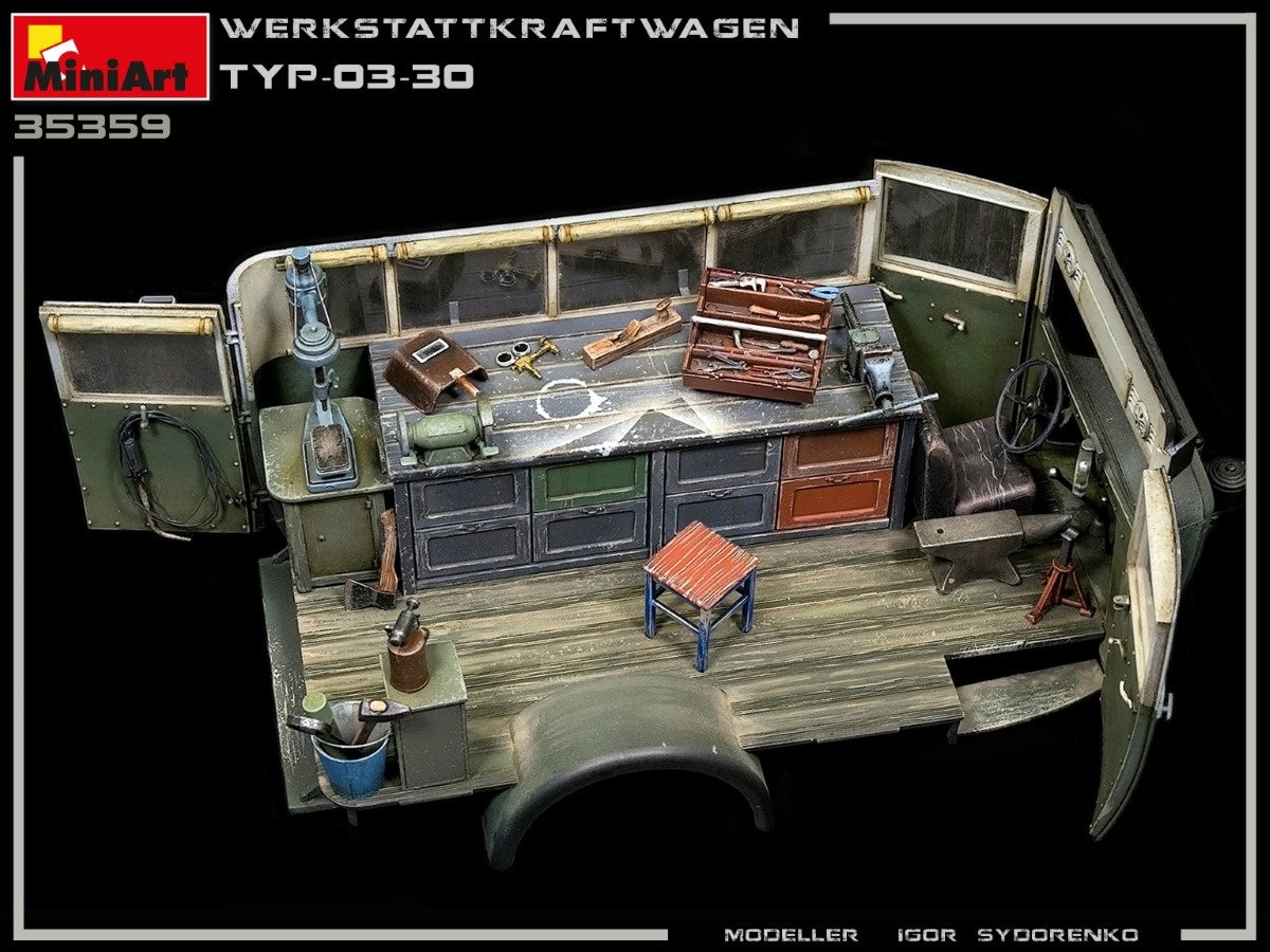 MiniArt 1/35 Werkstattkraftwagen Typ-03-30 1/35 Scale | 4820183313386