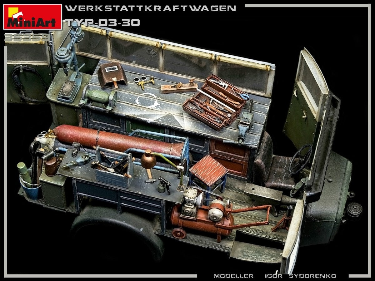 MiniArt 1/35 Werkstattkraftwagen Typ-03-30 1/35 Scale | 4820183313386