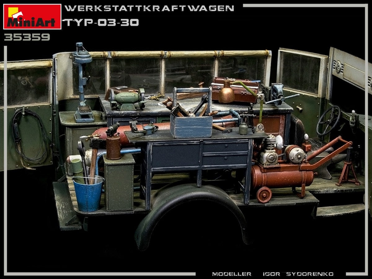 MiniArt 1/35 Werkstattkraftwagen Typ-03-30 1/35 Scale | 4820183313386