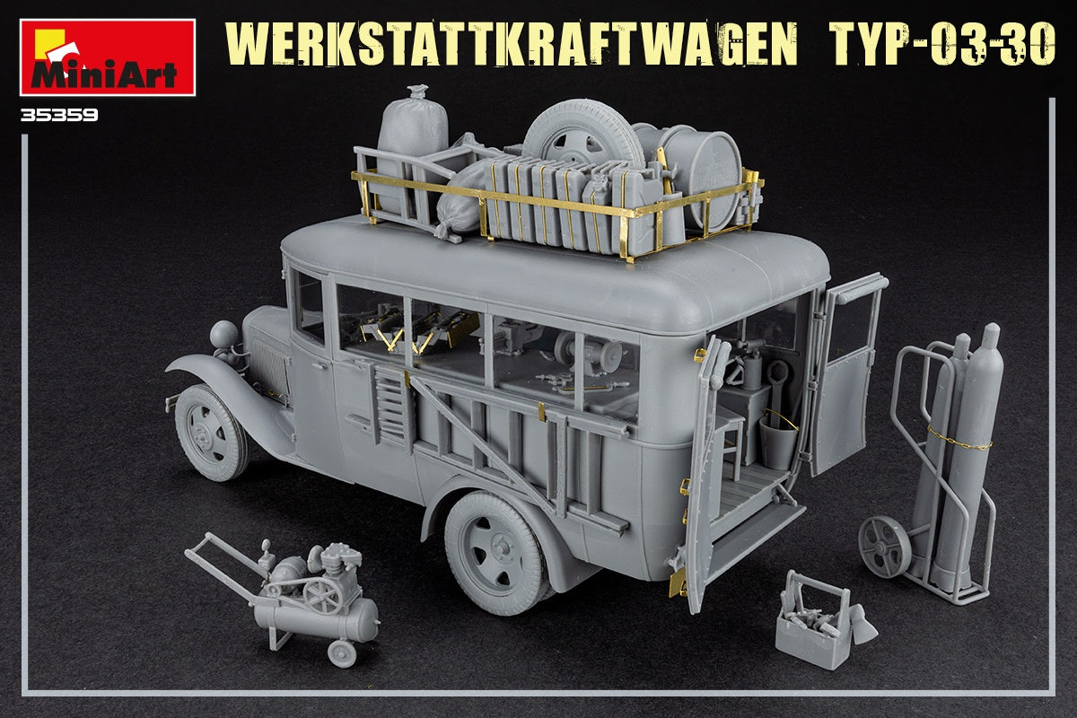 MiniArt 1/35 Werkstattkraftwagen Typ-03-30 1/35 Scale | 4820183313386
