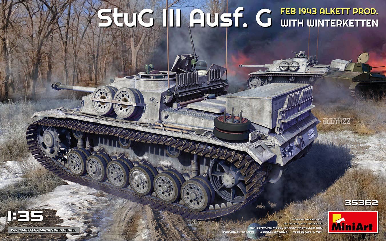 MiniArt 1/35 StuG III Ausf. G Feb 1943 Alkett Prod. with Winterketten | 5905090346142