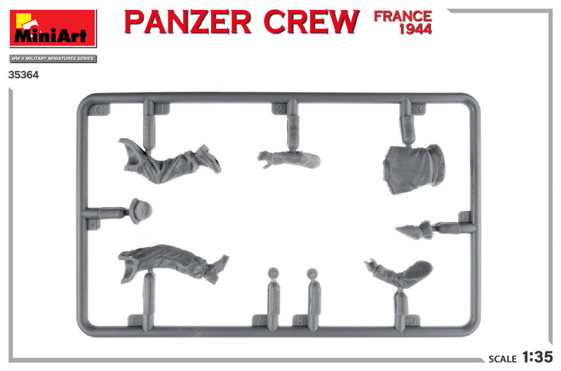 MiniArt 1/35 Panzer Crew. France 1944, Figures