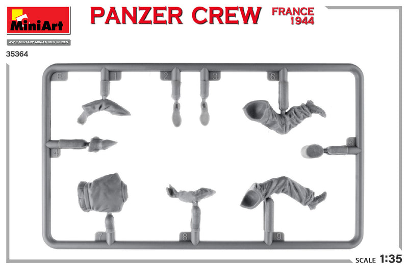 MiniArt 1/35 Panzer Crew. France 1944, Figures