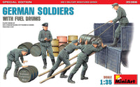 MiniArt 1/35 German Soldiers w/ Fuel Drums. Special Edition (35041 & 35597 6 drums) | 5905090346647