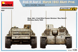 MiniArt 1/35 StuG III Ausf. G  March 1943 Alkett Prod  w/Winter Tracks.  Interior Kit