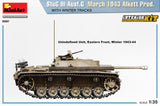 MiniArt 1/35 StuG III Ausf. G  March 1943 Alkett Prod  w/Winter Tracks.  Interior Kit