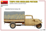 MiniArt 1/35 Tempo E400 Hochlader Pritsche. German 3-Wheel Delivery Truck