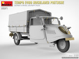 MiniArt 1/35 Tempo E400 Hochlader Pritsche. German 3-Wheel Delivery Truck