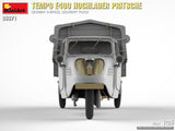 MiniArt 1/35 Tempo E400 Hochlader Pritsche. German 3-Wheel Delivery Truck