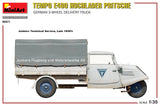 MiniArt 1/35 Tempo E400 Hochlader Pritsche. German 3-Wheel Delivery Truck