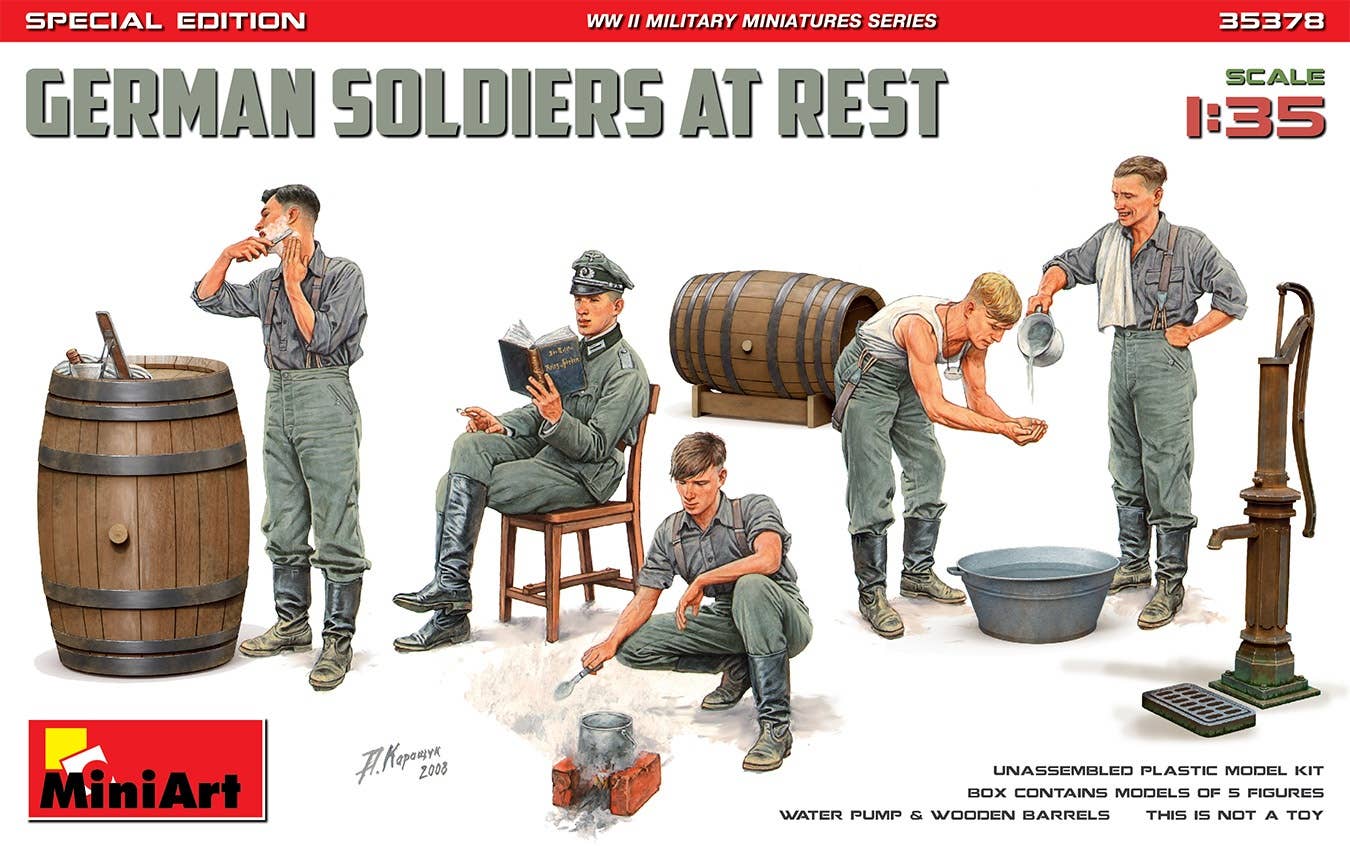 MiniArt 1/35 German Soldiers At Rest. Special Edition | 4820183314086
