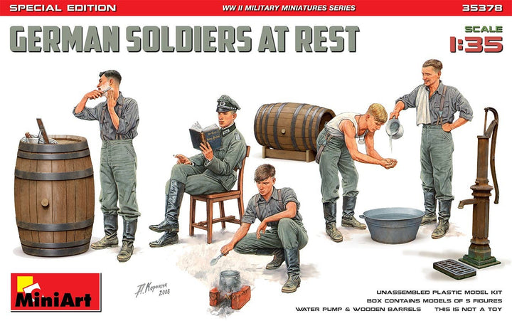 MiniArt 1/35 German Soldiers At Rest. Special Edition | 4820183314086