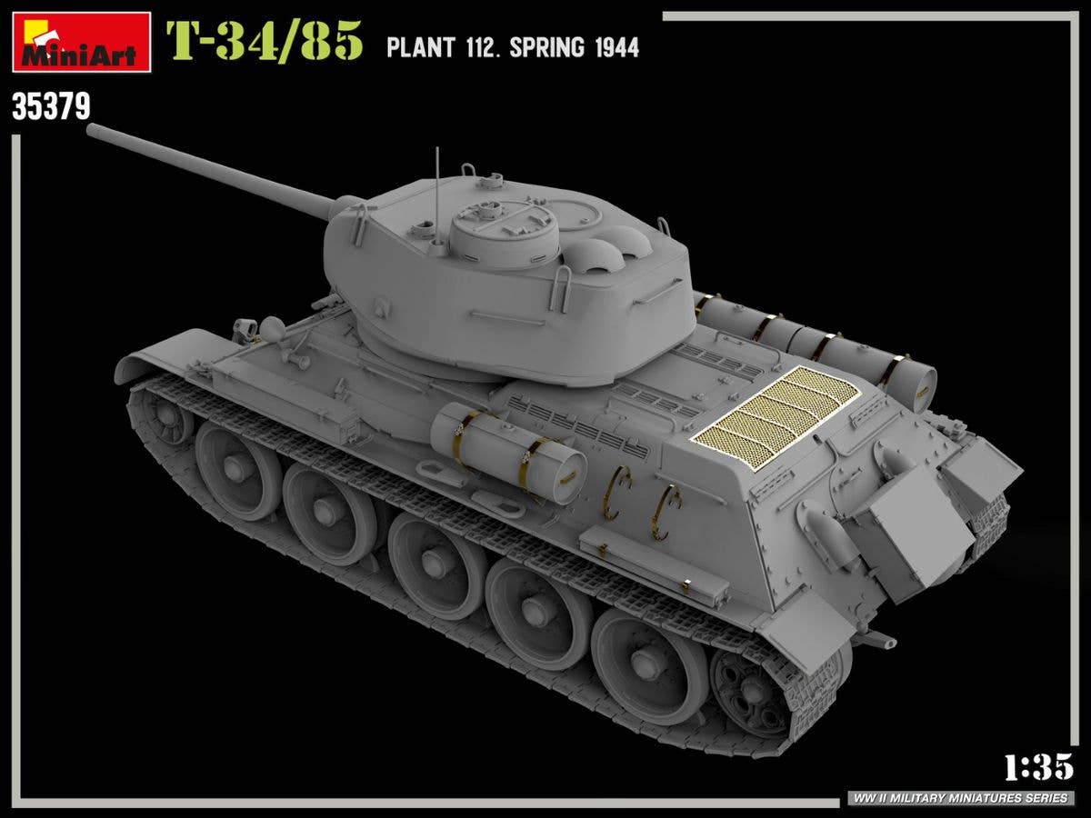 MiniArt 1/35 T-34-85 Plant 112. Spring 1944 | 5905090346579