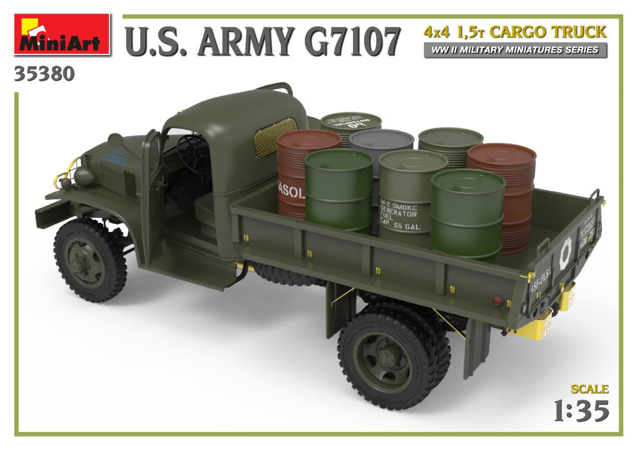 MiniArt 1/35 U.S. Army G7107 4X4 1,5t Cargo Truck | 4820183314260
