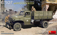 Miniart 1/35 1,5t 4x4 G7107 Cargo Truck w/Wooden Body | 4820183314604