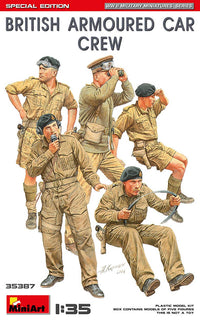 MiniArt 1/35 British Armoured Car Crew (Special Edition) | 5905937497365
