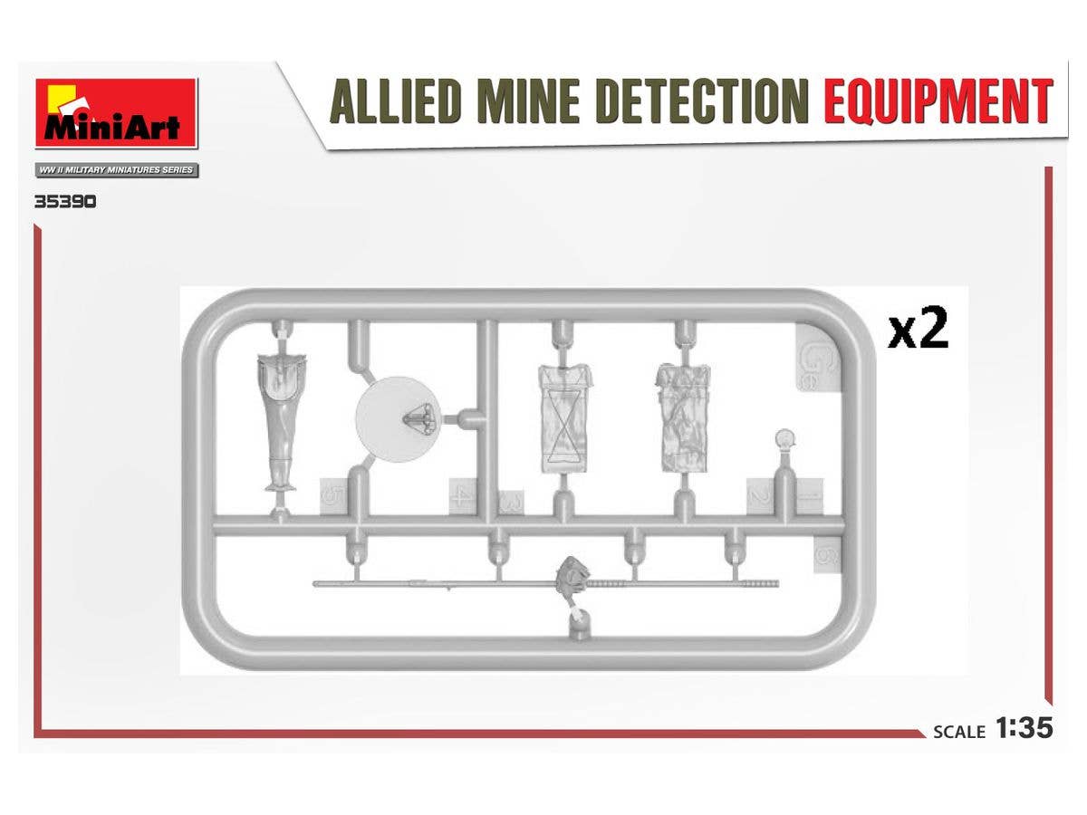 Miniart 1/35 Allied Mine Detection Equipment | 4820183314529