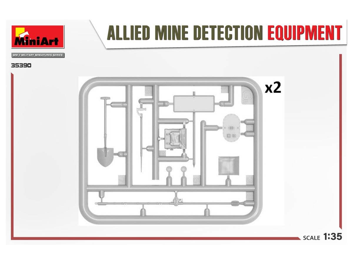 Miniart 1/35 Allied Mine Detection Equipment | 4820183314529