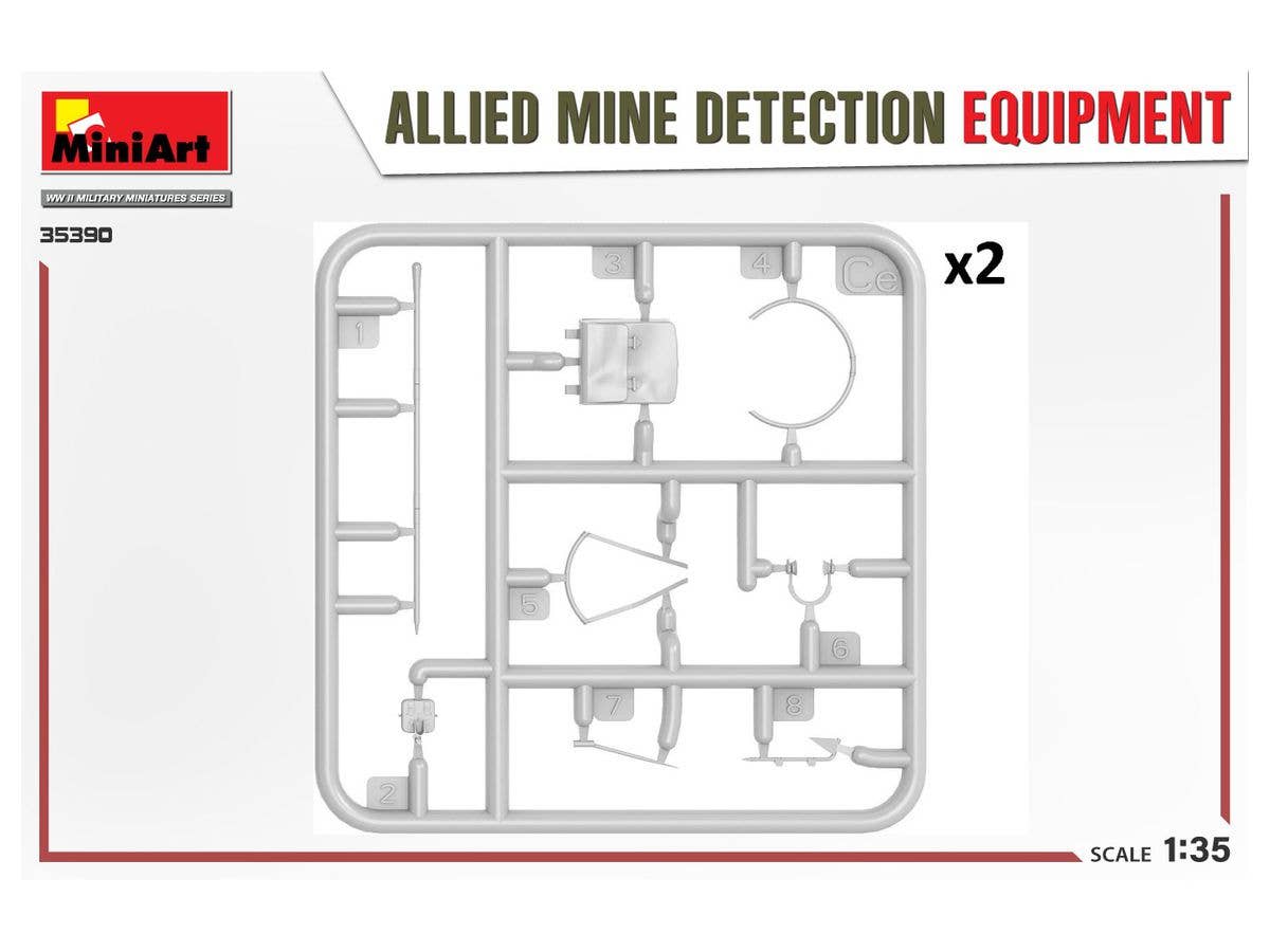 Miniart 1/35 Allied Mine Detection Equipment | 4820183314529