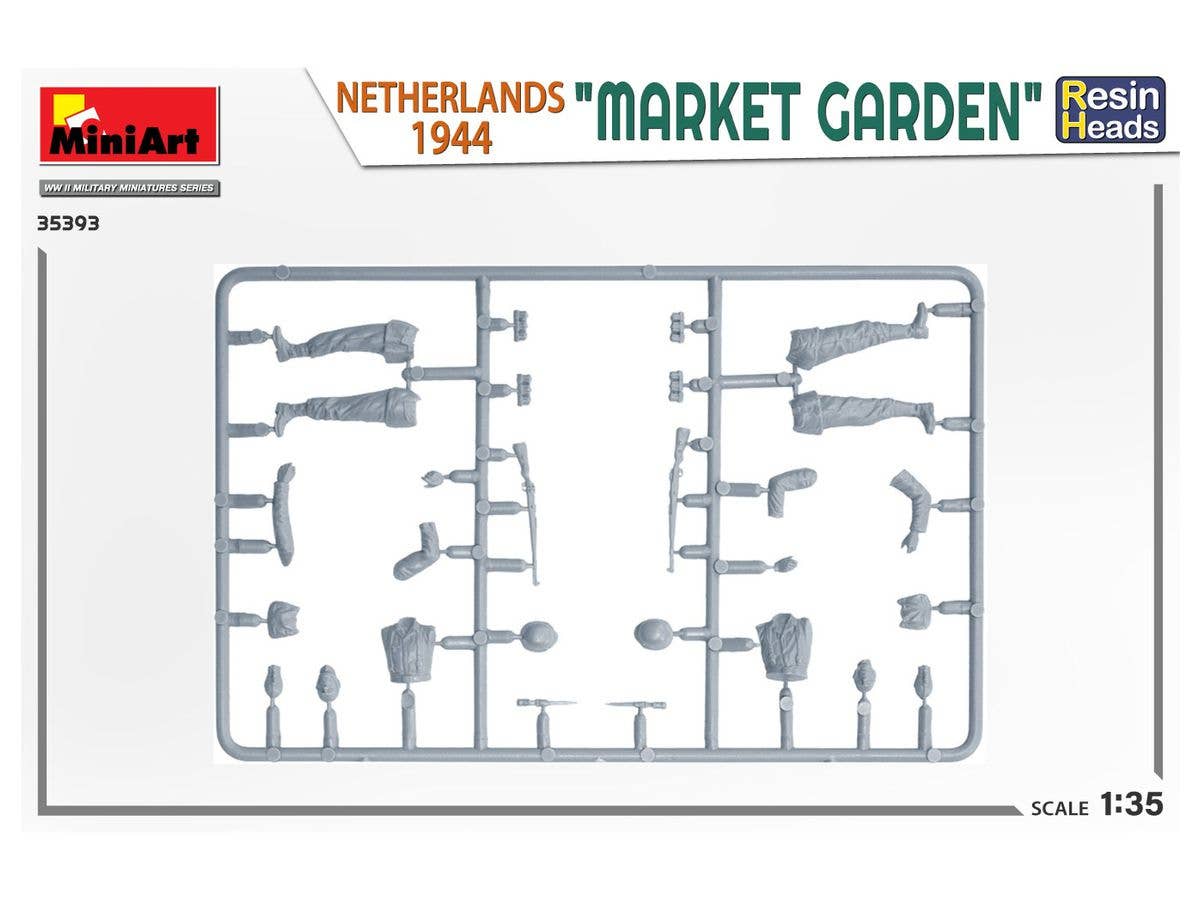 Miniart 1/35 Market Garden (Netherlands 1944) Resin Heads | 4820183314536