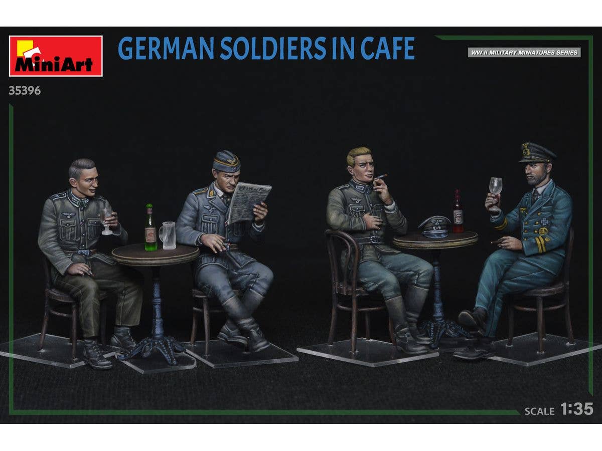 MiniArt 1/35 German Soldiers in Cafe | 5905090346227