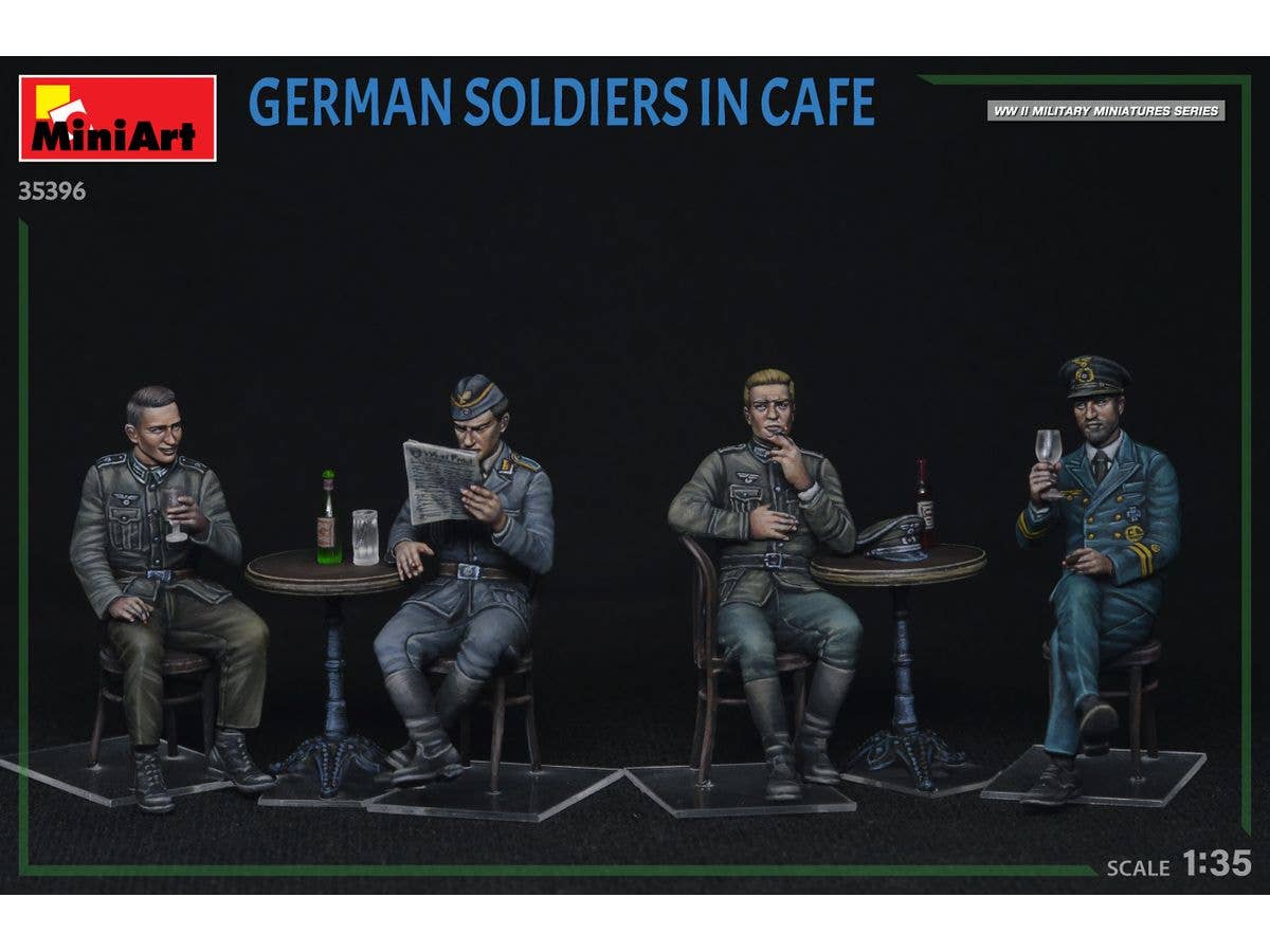 MiniArt 1/35 German Soldiers in Cafe | 5905090346227