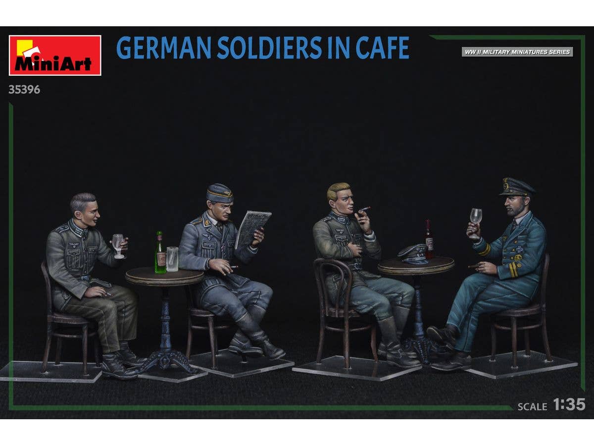 MiniArt 1/35 German Soldiers in Cafe | 5905090346227